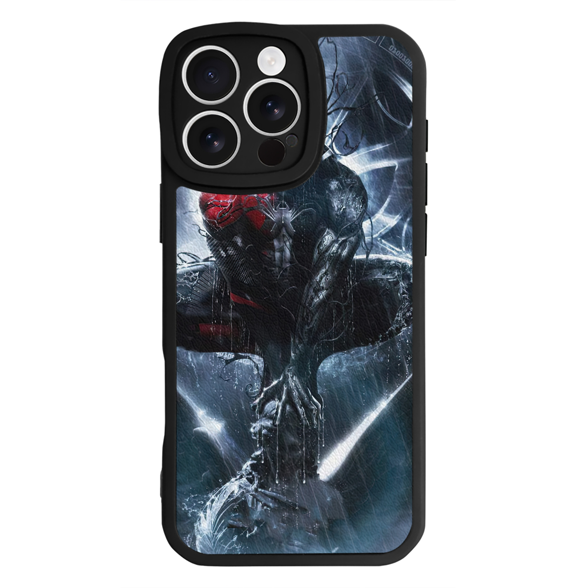（画像用） Spider Man スパイダーマン 【iPhone 16シリーズ対応】シリコンスマホケース（レザー調） 材質：シリコン
